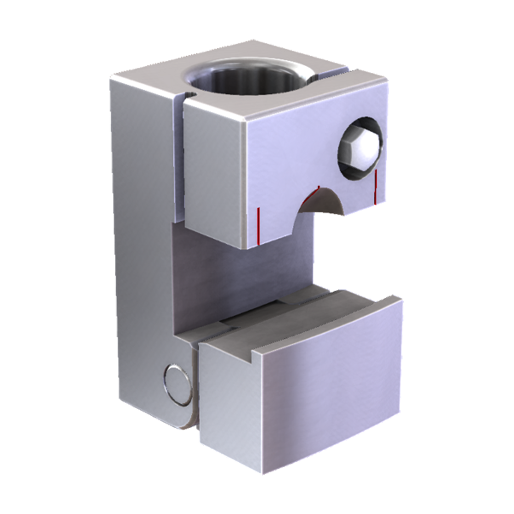 Aufnahme für Spannkloben Titan-Reiter